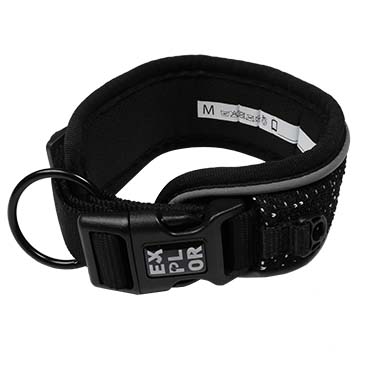 Ultimate fit control halsband fashion granite black - <Product shot>