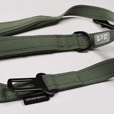 Ultimate fit on-the-road leash classic undercover green - Detail 1