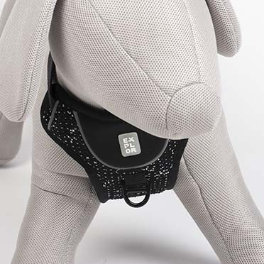 Ultimate fit no-pull harness fashion granite black - Detail 2