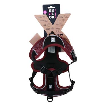 Ultimate fit no-pull harness fashion plum purple - Verpakkingsbeeld