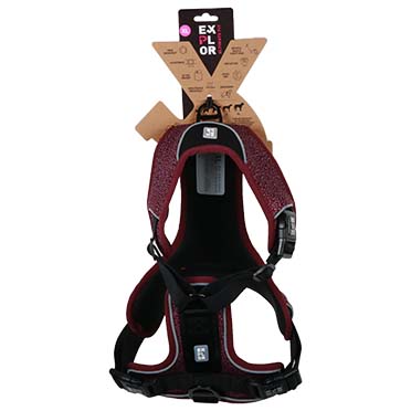 Ultimate fit no-pull harness fashion plum purple - Verpakkingsbeeld