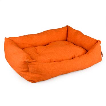 Bed rectangular tangerine orange - <Product shot>