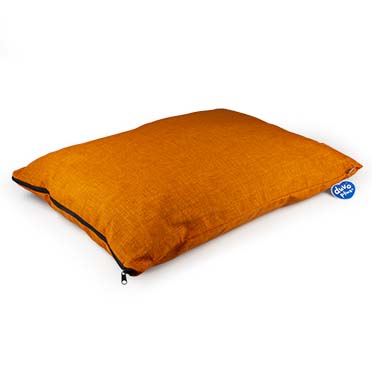 Cushion with zipper tangerine orange - <Product shot>