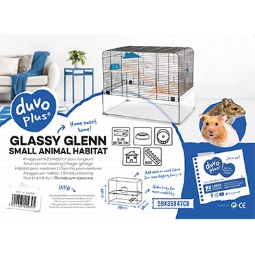 Small animal habitat glassy glenn multicolour - Verpakkingsbeeld