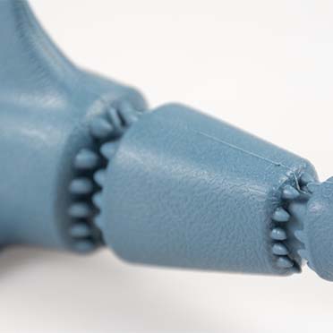 Distributeur requin caoutchouc en eco bleu - Detail 1