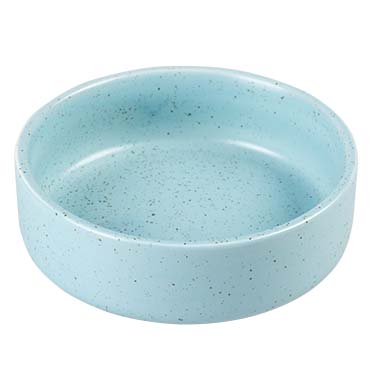 Feeding bowl stone speckle turquoise - <Product shot>
