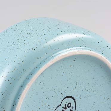 Mangeoire stone speckle turquoise - Detail 2