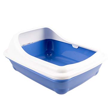 Cat toilet birba with rim light blue - <Product shot>