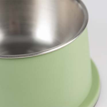 Feeding bowl matte fix conic green - Detail 1