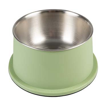 Feeding bowl matte fix conic green - <Product shot>