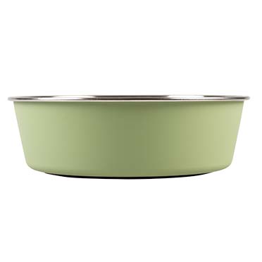 Feeding bowl matte fix green - Facing