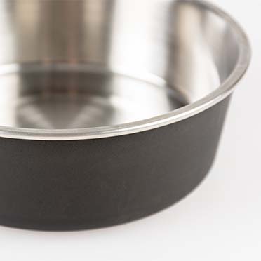 Feeding bowl matte fix black - Detail 1