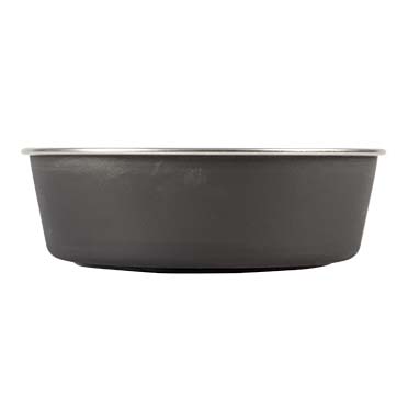 Feeding bowl matte fix black - Facing