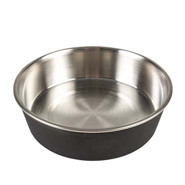 Feeding bowl matte fix black - <Product shot>
