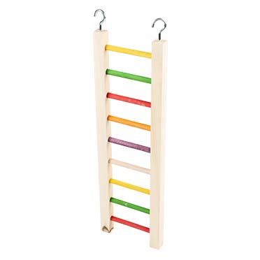 échelle en bois colorée multicolore - Product shot