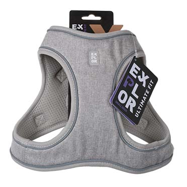 Ultimate fit petit chien harnais gris - Verpakkingsbeeld