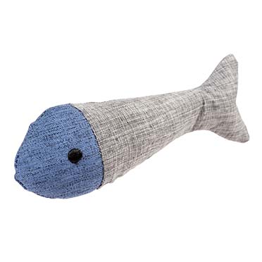 Eco navy fish & catnip blue/grey - Product shot