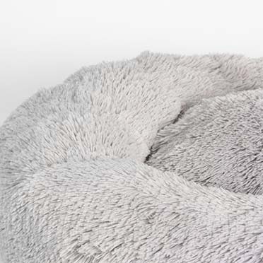 Coussin arrondi doux gris clair - Detail 1