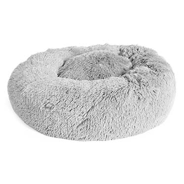 Snug donut bed light grey - <Product shot>