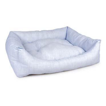 Bed rectangular mellow blue - <Product shot>