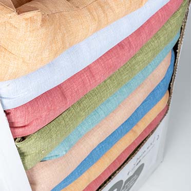 Bed rectangular mellow rainbow mixed colors - Detail 1
