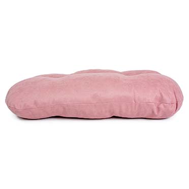 Kissen oval velvet rosa - Facing