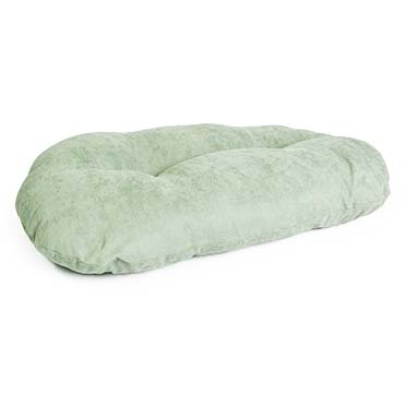 Kissen oval velvet grün - <Product shot>
