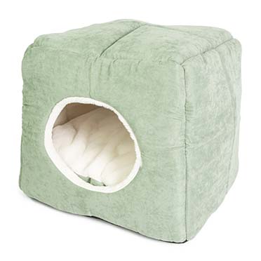 Cozy huis velvet groen - Product shot