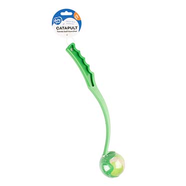 Katapult tennisballwerfer grün - Facing
