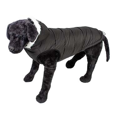 Manteau pour chien puffer eskimo noir - Sceneshot