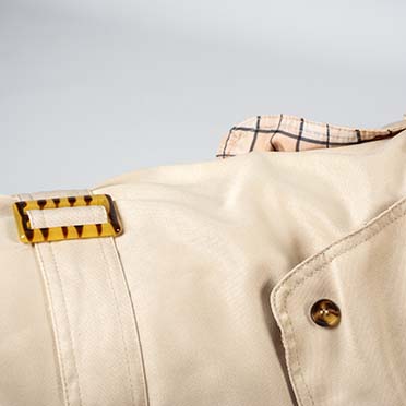 Hondenjas trench coat beige - Detail 3