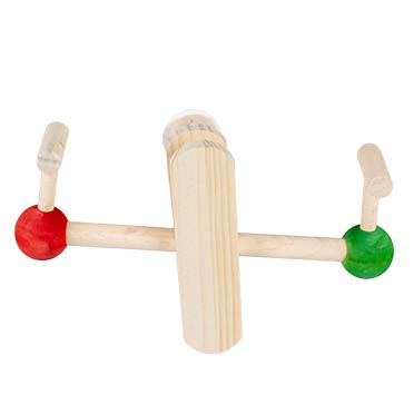 Gym wooden seesaw multicolour - Product shot