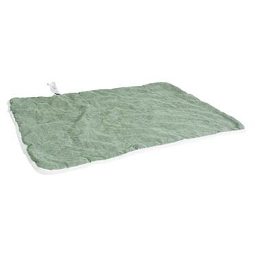 Blanket velvet green - <Product shot>