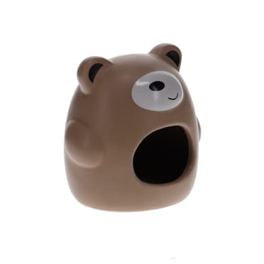 Small animal house stone bear brown - Product shot