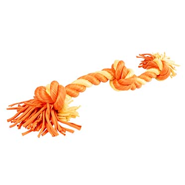 Sweater corde avec 3 nœuds orange/jaune - Product shot