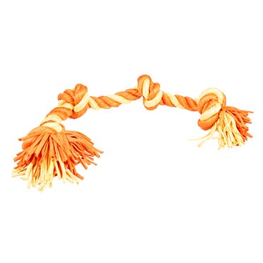 Sweater rope with 4 knots orange/yellow - Product shot