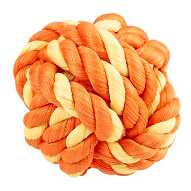 Sweater balle en corde orange/jaune - <Product shot>
