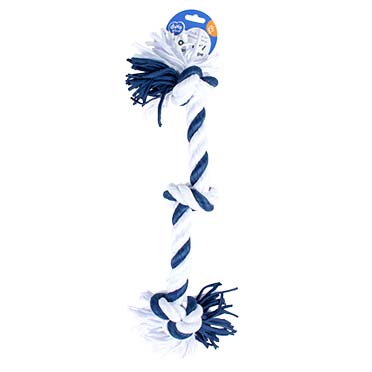 Sweater corde avec 3 nœuds bleu/blanc - Verpakkingsbeeld