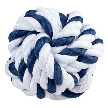 Sweater balle en corde bleu/blanc - <Product shot>