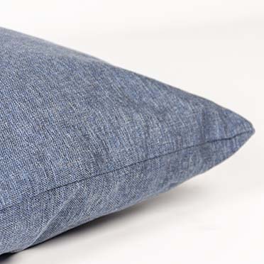 Coussin rectangulaire textura eco bleu - Detail 1