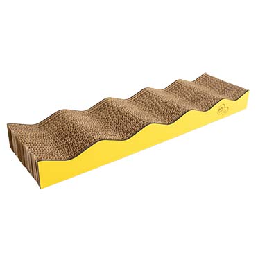 Scratching board wayne wavy yellow - Product shot