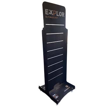 Wooden display empty explor (without hooks) - Product shot
