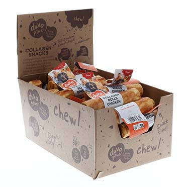 Chew! collagen rolls huhn - Verpakkingsbeeld