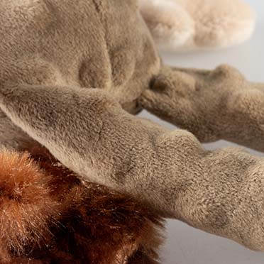 Plush bear crackle brown - Detail 2