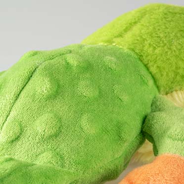 Peluche grenouille crackle vert - Detail 3