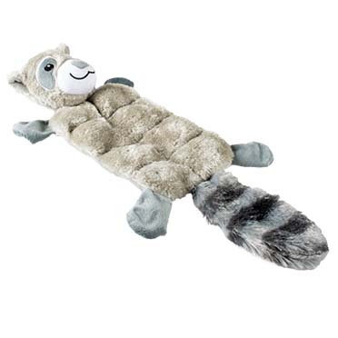 Plush racoon squeaky grey - Product shot
