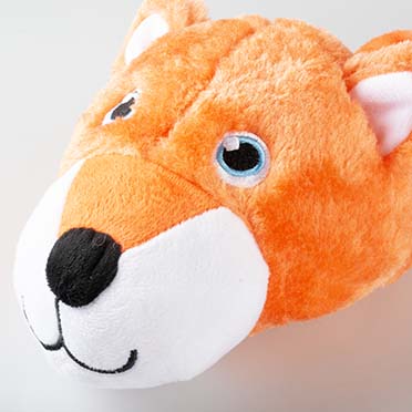 Plush fox squeaky orange - Detail 1