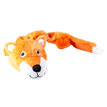 Plush fox squeaky orange - Product shot
