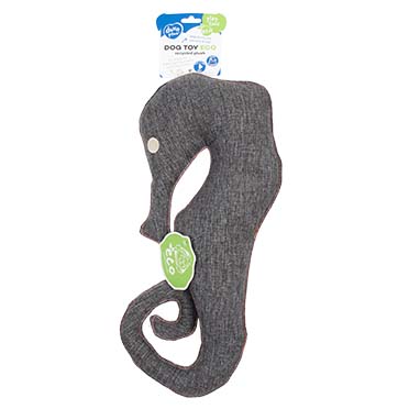 Eco pluche zeepaard grijs - Verpakkingsbeeld