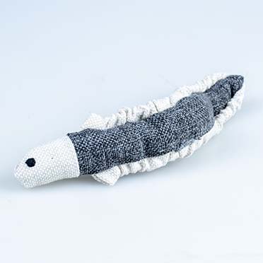 Eco plush eel grey - Detail 1